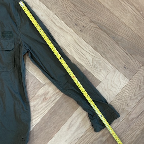 Zadig & Voltaire army green jean style shirt - Picture 10 of 11